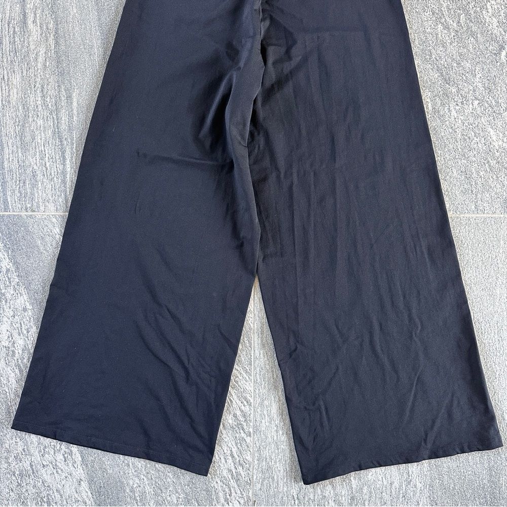 EUC OQQ Black High Waist Wide Leg Athleisure Pants Trendy Stylish Relaxed Small - Picture 6 of 13
